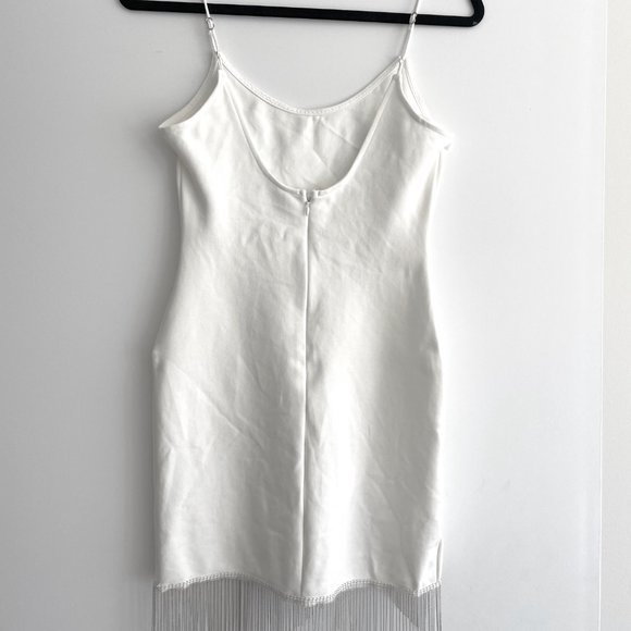 REVOLVE superdown Elaine Fringe Dress in White - Picture 3 of 5